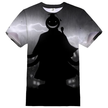 Nové Anime T-shirt Atentát Triede 3D Tlač Muži Ženy Šport Bežné Streetwear Hip Hop Tričko Fashion Tričko Tees Topy Muž
