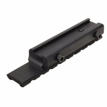 Úzko spájat Rozšíriť Weaver Picatinny Rail Adaptér 11 mm na 20 mm Extensible Taktické Rozsah Základy Mount pre Puška/Air Gun Lov