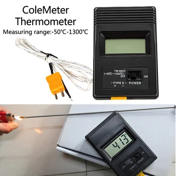 LCD Digitálny Teplomer -50C na 1300C Teplota meradla, Digitálny K Typu Teplomer, Sensor+, Termočlánok Sonda detektor TM-902C