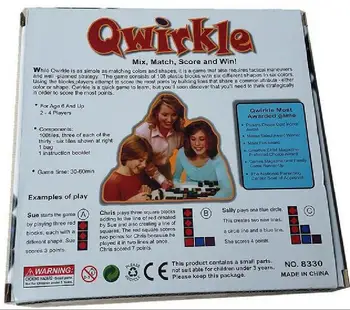 Nové Vzdelávacie Vzdelávacie Hračky Qwirkle Drevené Šachy Rodič-dieťa, Interaktívne Hry, Hračky pre Deti A Dospelých Toyss