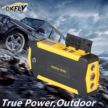 GKFLY 16000mAh Auto Skok Starter Prenosné autobatérie Booster 12V Auto štartovacie Zariadenie Power Bank Benzín Nafta Auto Starter