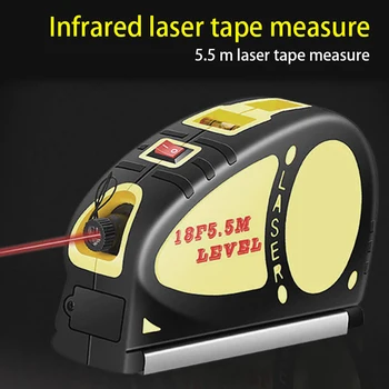 Laser Úrovni, Nástroje Merania Infračerveného Merač Pásky Kríž Bod Laser Line Vertikálnej Úrovni Merací Nástroj Pásky na technické Použitie