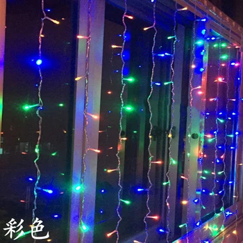Opona LED Reťazec Svetlá moderných domov 300leds 300 CM dĺžka Vianočné Girlandy Fairy Party Záhrada Svadobné nový rok Dekor víla JL