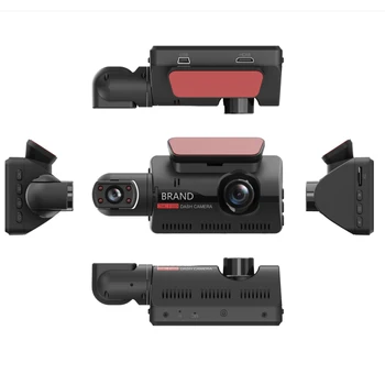 Detekcia Dash Fotoaparát A68 1080P HD Auta DVR Duálny Objektív 3-palcový IPS Displej návrh na Prvky Osobné Auto Súčasťou Ozdoby