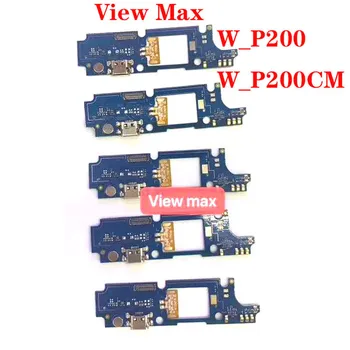 NOVÝ USB Nabíjanie Nabíjací Port Konektor Doku Flex Kábel doska Pre Wiko View2 W_C800 Zobraziť Max W_P200, W_P200CM