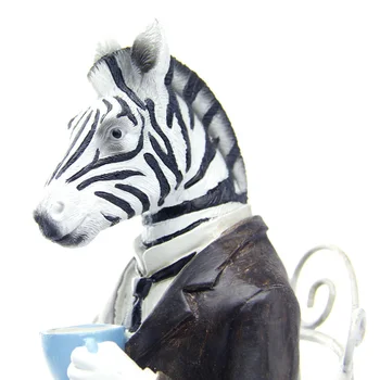 Americký Zebra, Žirafa, Regálové Socha Praktické Socha Ozdoby Vintage Figúrka Office Dekorácie, Domáce Dekorácie, Darčeky