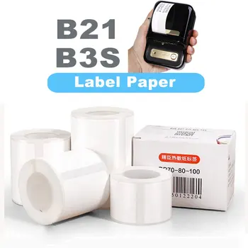 Niimbot B3S/B21 tepelnej štítok papier nepremokavé štítok papier, farba transparentná štítok nálepky