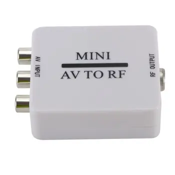 OOTDTY Mini HD Video Converter Box AV na RF Video Adaptér Podporu RFAV Do RF Scaler