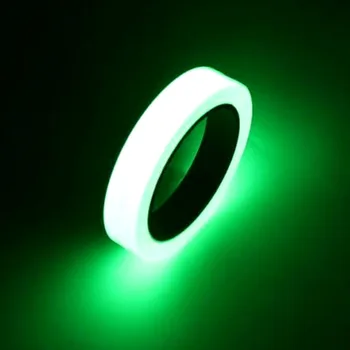 1PC Self-luminiscenčných Pásky Žiarivkové svetlo Zelená Anti-slip Nálepky Svetelný Pásky Samolepiace Výstražné Pásky Nočné Videnie Žiariť V Tme