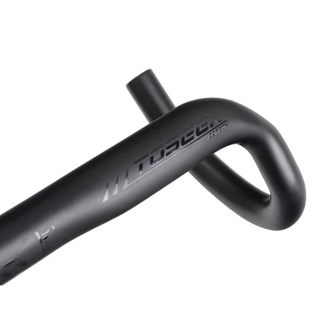 TOSEEK Full Carbon Riadidlá Ohýbať UD Bicykli Riadidlá pre Cestné Bicykle Čierny Lesklý/Matný Bicykli Častí 31.8X440/420/400mm