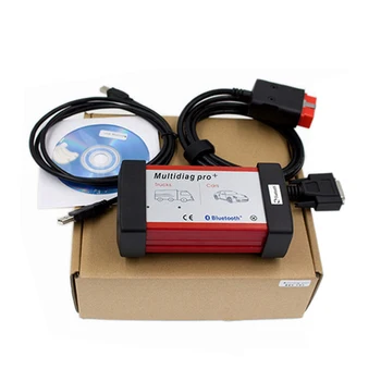 Nové 2017.01/2016.R0 Multidiag pro+ Bluetooth USB Auto Nákladné automobily OBDII Diagnostický Nástroj VD DS150E CDP nové relé opravy Scanner tool