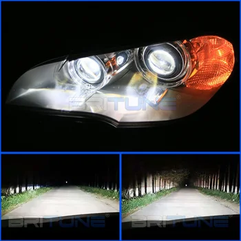 Bi-led Objektív 3.0 Projektor Svetlometu Šošovky LED Žiarovky, Lampy, Auto Auto Svetlá Príslušenstvo Retrofit Univerzálny Automobily Auta urob si sám