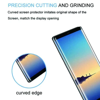 VALAM Úplné Pokrytie Tvrdeného skla Pre Samsung Galaxy Note 8 Poznámka 9 Screen Protector 3D Okraj Chrániča Skla Pre Samsung Poznámku 9
