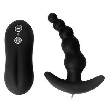Análny Plug Dildo Vibrátor Erotické 10 Frekvencie Vibračného Prostaty Masér Análne Korálky Zadok Plug Vibrátory Pre Mužov Hračky Pre Dospelých