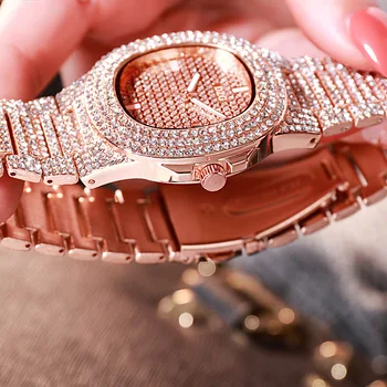 LOLIA Luxusné Ženy Náramok Sledujte Fashion Kryštál Kremeňa náramkové hodinky Dámske Hodinky Šaty Dámske Hodinky Hodiny Reloj Mujer