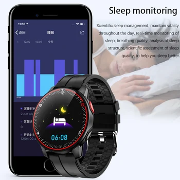 LIGE Vodotesný IP68 Smart Hodinky Mužov Športové Fitness Sledovanie Tepovej frekvencie Android IOS plne dotykového displeja Smartwatch Ženy