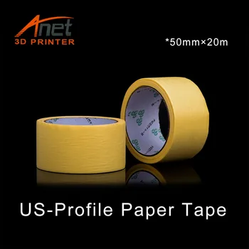 NÁS Profil Pásky 3D Tlačiarne Kúrenie Posteľ Textúrou Vysoká teplotná Odolnosť Maľovanie a Maskovanie Lepiaci Papier Silné Viskozita