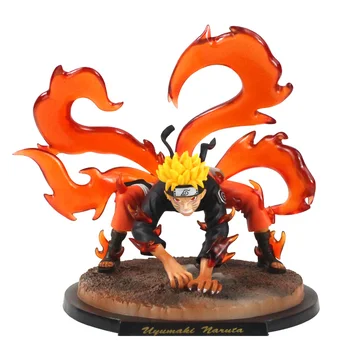 19 cm Shippuden Naruto Uzumaki Naruto Fox Chvostom Obrázok Hračky PVC Model Kolekcie Bábika