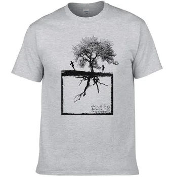 Letné Osobné pánske t-shirt veľký strom a obrázok vytlačený na bavlna topy tričko cool tees muž #181