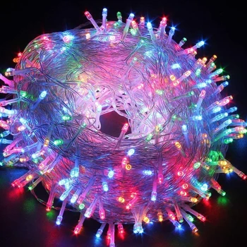 Víla Svetlá LED Reťazec Svetlá Dovolenku Osvetlenie pre Vianočný Stromček Garland Svadobné Party Dekorácie Garland Vnútorný/vonkajší Dekor