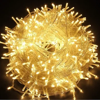 Víla Svetlá LED Reťazec Svetlá Dovolenku Osvetlenie pre Vianočný Stromček Garland Svadobné Party Dekorácie Garland Vnútorný/vonkajší Dekor