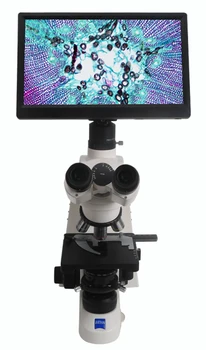 Profesionálny Priemyselný Monitor 11.6 palcový FHD 1080P LCD IPS Displayer Monitor HDMI USB Kamera Pre Biologický mikroskop