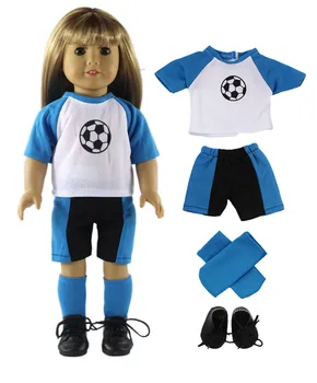1 Nastavte Nosiť Športové Oblečenie Bábiky Oblečenie pre 18-palcové bábiky oblečenie A39