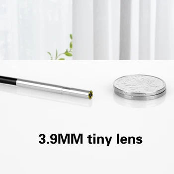 3.9 mm Endoskopu Fotoaparát Drobné Objektív Android Endoskopu 6 LED Micro USB Typu C 3 v 1 Nepremokavé Inšpekcie Pre Android PC Borescope
