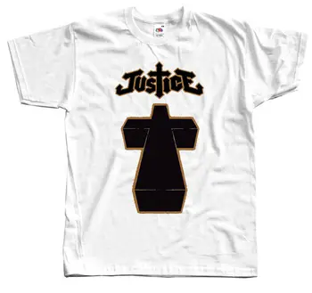 Spravodlivosti Kríž obal T Shirt Dtg Biela S 5Xl