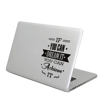 Sen Inšpiroval Citát Notebook Nálepka pre Macbook Odtlačkový Pro 16