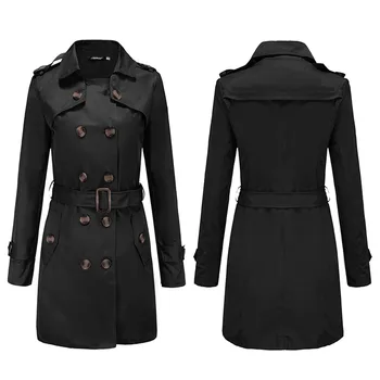 66 Plus veľkosť žien obojstranné vlnené kabát 2020 jeseň a v zime nový západný štýl módne vlny kabát ženy