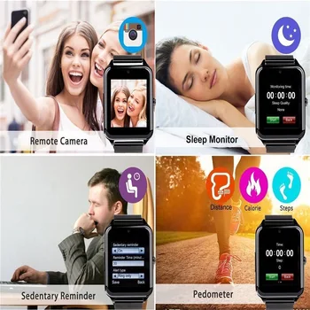 696 Smart Hodinky GT08 Plus Kovový Remienok Bluetooth Zápästie Smartwatch Podpora TF Karta Sim Android&IOS Sledovať Multi-jazyky PK S8 Z60