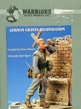 1/35 druhej svetovej VOJNY nemecké Hroby Registrácie Živice Obrázok Súpravy 1pc Bojovníkov #35057 Nezmontované Uncolored