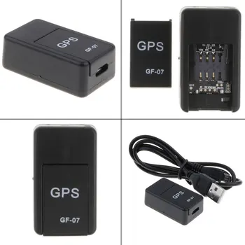 Mini GF-07 GPS Skryť Magnetické SOS Anti-theft Sledovacie zariadenie Pre Vozidlo, Auto, Dieťa GPS Lokátor Mini GPS Trackers, Ovládanie Hlasom
