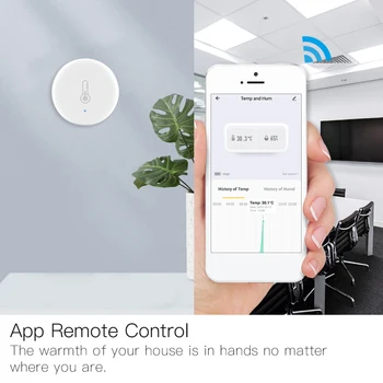 4/1 ks tuya zigbee teploty vlhkosti snímač smart home Teplomer a vlhkomer podporu Alexa Domovská stránka Google smart app život