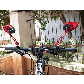 Bicykel Zrkadlá Nastaviteľné Blast-Odolný Bike Zrkadlo Otočná Sklo Spätného pre MTB Cestný Bicykel Skladací Bicykel Skúter