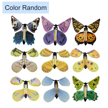 100ks/Veľa Magic Lietajúci Motýľ-Motýľ Kartou Hračka S Prázdnymi Rukami, Solárne Butterfly Svadobné Magic Rekvizity Magické Triky