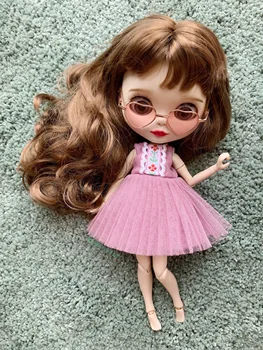 1Pcs nové blyth bábiky oblečenie roztomilý bublina šaty priesvitné sukne pre blyth ob24 1/6 bábiky oblečenie, príslušenstvo