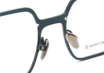 MUZZ Čistého Titánu Okuliare, Rám Mužov Námestie Optické Predpis Rámy Muž Klasické Plné Okuliare Okuliare rámy Gafas Oculos