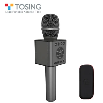 TOSING Q12 Koncept Karaoke Bezdrôtové Bluetooth Mikrofón S FM Auto KTV Chorus Režim Párovania USB Redukcia Šumu Sprievod