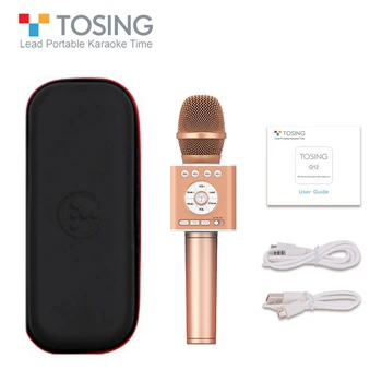 TOSING Q12 Koncept Karaoke Bezdrôtové Bluetooth Mikrofón S FM Auto KTV Chorus Režim Párovania USB Redukcia Šumu Sprievod