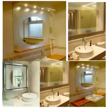 Kúpeľňa Zrkadlo Ochranný Film Anti Fog Okno Jasné, Nepremokavé Elektronické Vykurovacie Fólie pre Sprcha make-up Zrkadlo G8TB