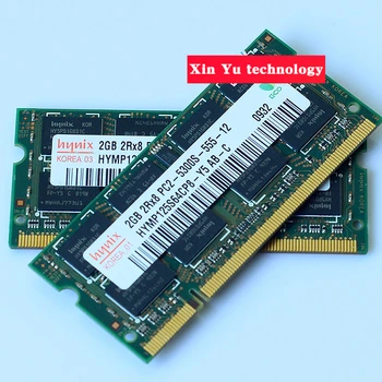 Doživotná záruka Na hynix DDR2 2GB 667MHz PC2-5300S Pôvodné autentické DDR 2 2G notebook pamäť Notebooku RAM 200PIN SODIMM