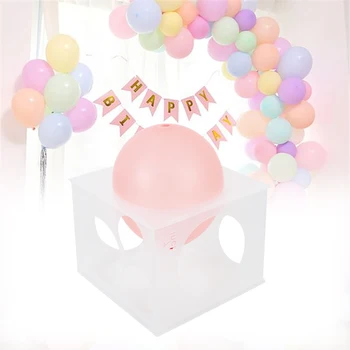 11Holes Balón Sizer Box Oblúky, Stĺpy Balóny Meranie Box Na Narodeninovej Party Baloons Nástroj Svadobné Party Dekorácie