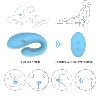 G-Spot Diaľkové Vibrátor dospelých, Sexuálne Hračky pre Ženy Silný Dvojitý Butterfly Vibračný stimulátor Klitorisu Nohavičky Atmosféra shop