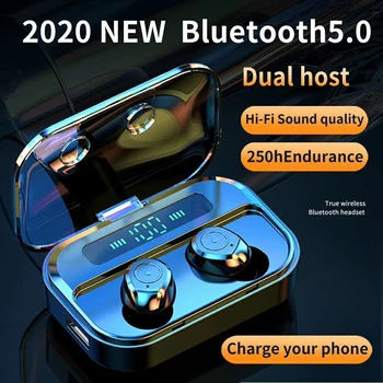 TWS Bluetooth Slúchadlo Herné Slúchadlá E-Sports Potlačením Hluku In-Ear Slúchadlá S Ohybný Mikrofón Stereo Pre PS4 Xbox Prepínač
