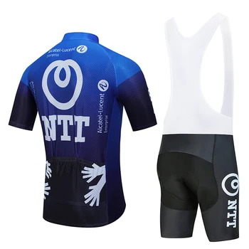 Nový tím NTT cyklistika dres 20D cyklistické šortky nastaviť Ropa Ciclismo MENS 2020 Rozmer ÚDAJE lete BICYKLOVANIE Maillot spodné oblečenie