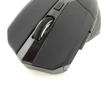 Prenosný Univerzálny Ergonomický USB 2.0 2.4 GHz Ľahký Nastaviteľné DPI Optické Príslušenstvo Pre Prenosný počítač PC, Wireless Mouse