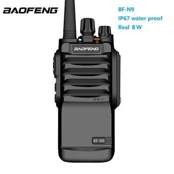 2 ks vysoký Výkon 8w Baofeng BF-N9 Vodotesný IP67 walkie talkieo cb rádio comunicador obojsmerné rádiové ham rádio рация