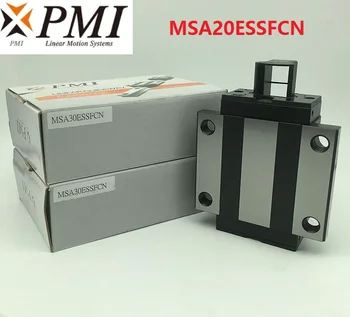 4pcs/veľa Originálnych Taiwan PMI MSA20E-N MSA20ESSFCN lineárne guideway posuvné blok Prepravu pre CO2 laserové stroj MSA20E